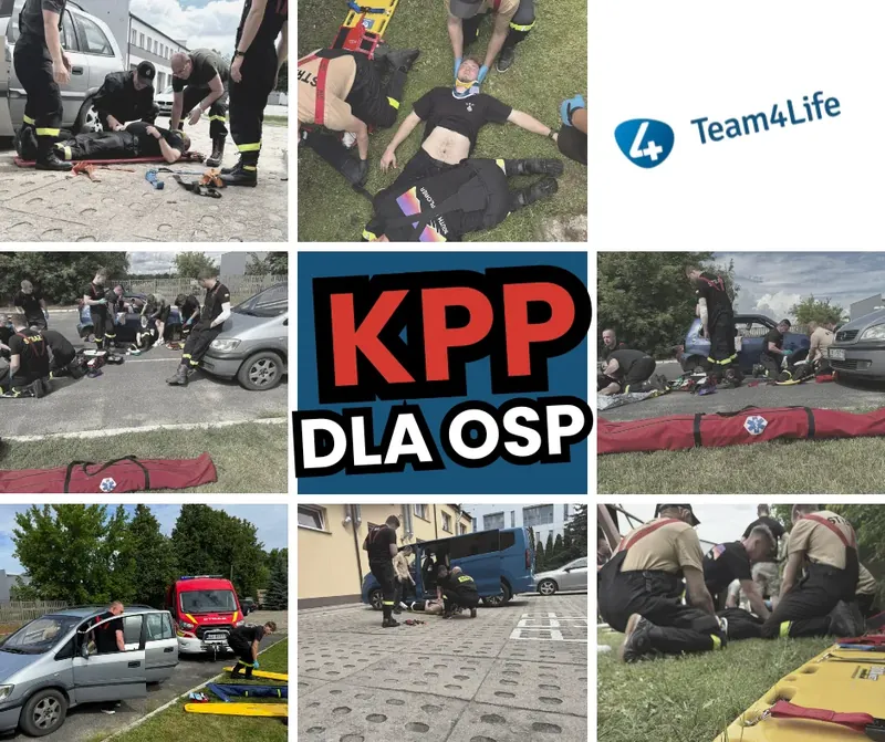 Strażacy OSP podczas ćwiczeń KPP